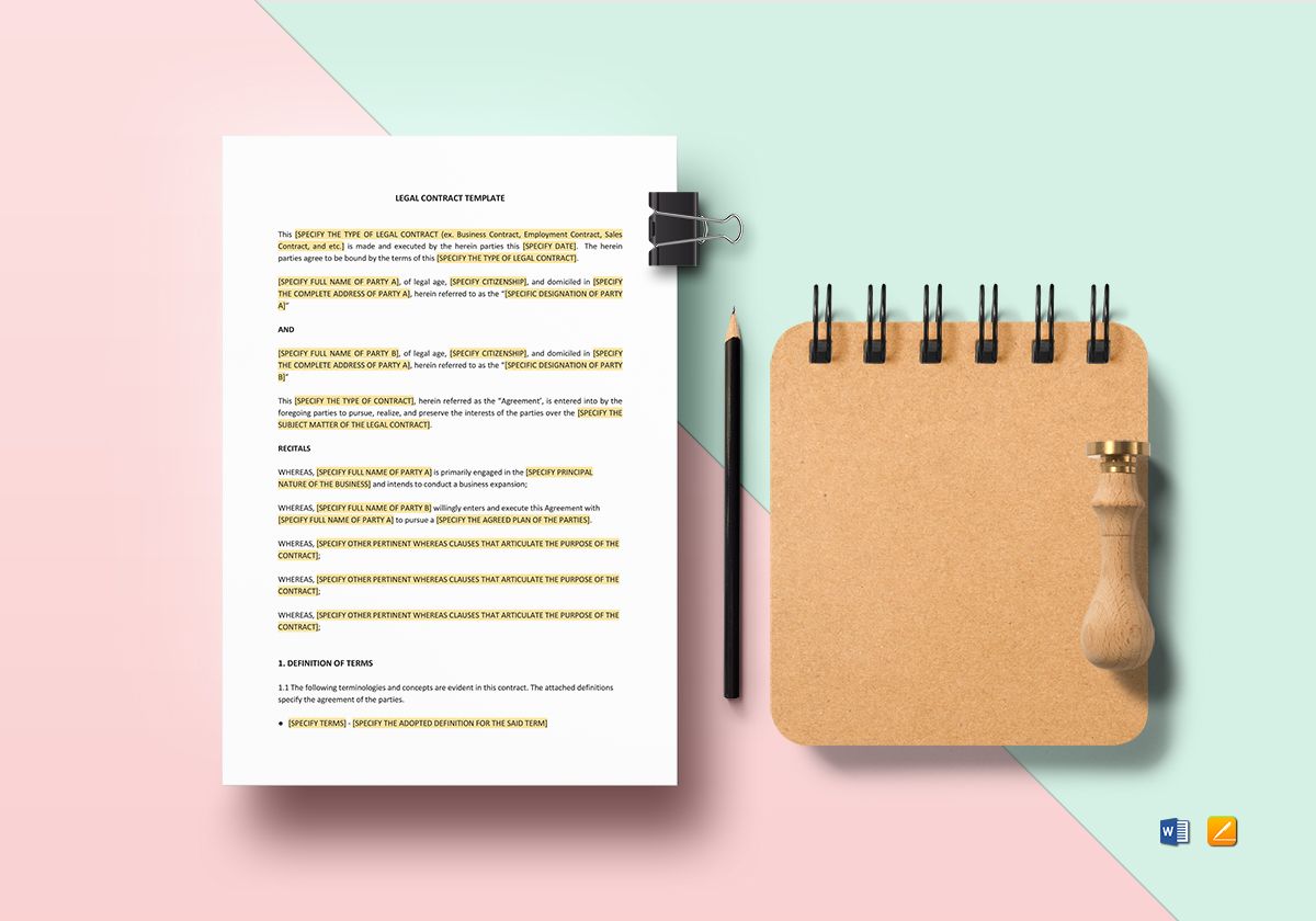 Complete Legal Contract Library (25 Templates)